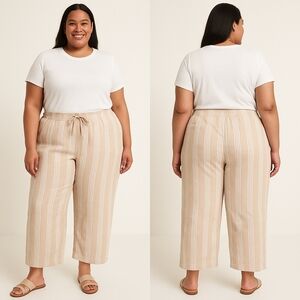 Old Navy High-Rise Wide-Leg Linen Pants – Size XXLStay cool and comfortable in